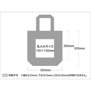 【名入れ】不織布A4マチ付バッグ 三和