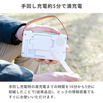 [山善] 手回し充電テレビ＋ラジオ JYTM-RTV430(PW) 手回し充電テレビ+ラジオ JYTM-RTV430」を新発売 | ニュース | 株式