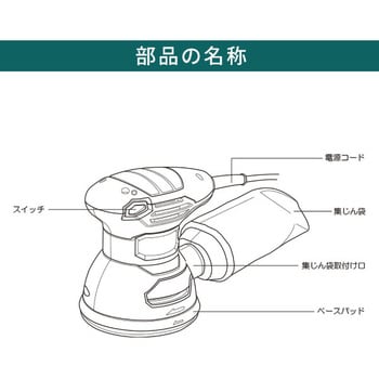 ACRS-300 ACランダムサンダー 1個 SHINKO(新興製作所) 【通販モノタロウ】