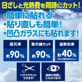エアコン代が節約できる 日よけシート 高遮光タイプ YAMAZEN(山善)