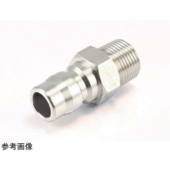 両路開放型プラグ SUS304製 ニューマシン