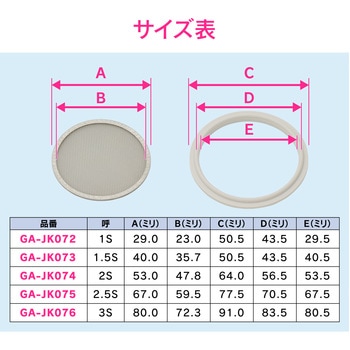 これエエやん ヘルールストレーナー ヘルール継手 GAONA(ガオナ)