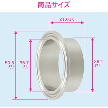 これエエやん 溶接ヘルール サニタリー配管 GAONA(ガオナ)