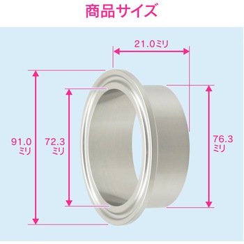 これエエやん 溶接ヘルール サニタリー配管 GAONA(ガオナ)