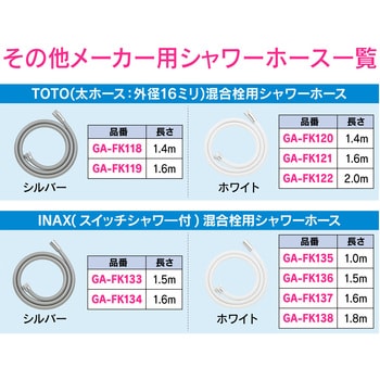 GA-FK140 これエエやん KVK用シャワーホース 交換用 1個 GAONA(ガオナ