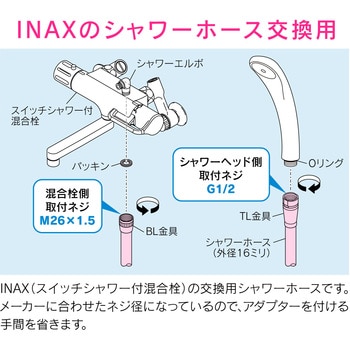 GA-FK148 これエエやん LIXIL(INAX)用シャワーホース 10本入り 交換用