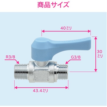 これエエやん ミニボールバルブ 水・エアー・油用 小型 GAONA(ガオナ)