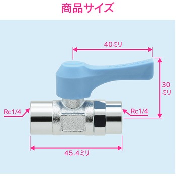 これエエやん ミニボールバルブ 水・エアー・油用 小型 GAONA(ガオナ)