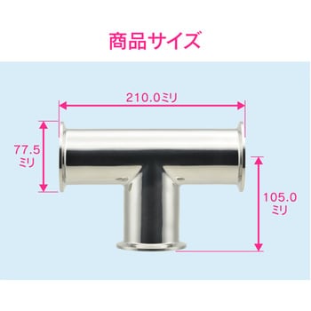 GA-JK186 これエエやん ヘルールチーズ サニタリー配管 1個 GAONA