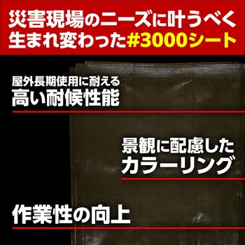ターピー防災減災シート#3000 萩原工業