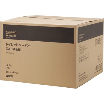 トイレットペーパー 再生紙 2倍巻 FSC(R)認証製品 モノタロウ