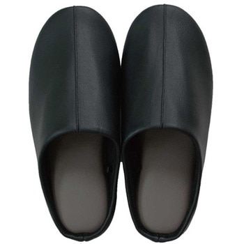 フェイクレザー生地のゲストスリッパ 3足セット 10-4-431シリーズ ストロング