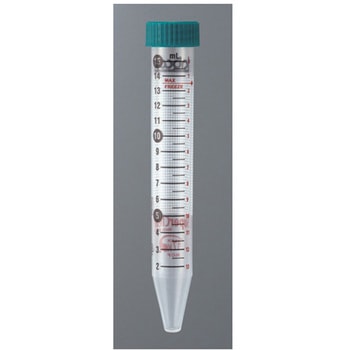 遠沈管 15mL スーパーシールキャップ付き インテグラパック 滅菌済 3131-325シリーズ アズワン