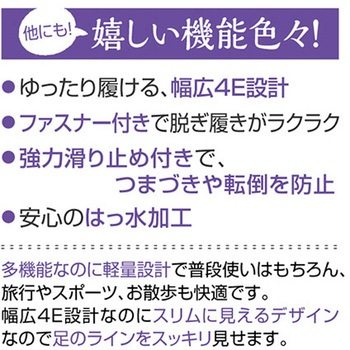 腰らくスニーカー ベージュ アズワン