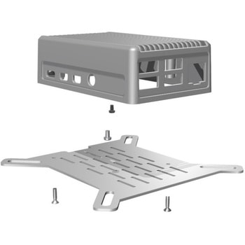 Raspberry Pi 4B 専用 ヒートシンクケース RPHシリーズ タカチ電機工業