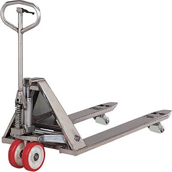 Bishamon ハンドパレットトラック 準ステンレス製 均等荷重3000Kg フォーク長さ1070×幅153×間隔214mm ■▼827-9652 BMS30M-HL 1台 Bishamon ハンドパレットトラック 準ステンレス製 均等荷重2500Kg