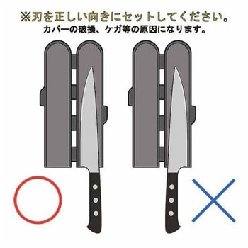 マグネット包丁カバーPP ビスベル