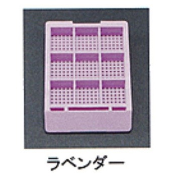 包埋ブロック作成用カセット スタンダードシリーズ Sタイプ 角穴0.5mm 9分画 本体+白フタ 各1000個 USM-1900シリーズ ユーケンサイエンス