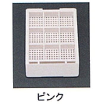 包埋ブロック作成用カセット スタンダードシリーズ Sタイプ 角穴0.5mm 9分画 本体+白フタ 各1000個 USM-1900シリーズ ユーケンサイエンス