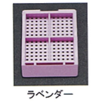 包埋ブロック作成用カセット スタンダードシリーズ Mタイプ 角穴1.0mm 4分画 本体+白フタ 各1000個 USM-2400シリーズ ユーケンサイエンス