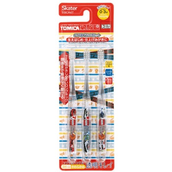 クリア歯ブラシ3本セット TBCRシリーズ - スケーター