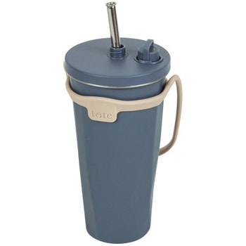 トートストロー付き2wayタンブラー ネイビー 470ml 和平フレイズ