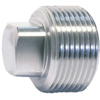 SUS304高圧ネジ込四角プラグ Both-Well(ボスウェル)