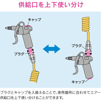これエエやん エアブローガン 広範囲 強力噴射 ワンタッチ接続 GAONA(ガオナ)