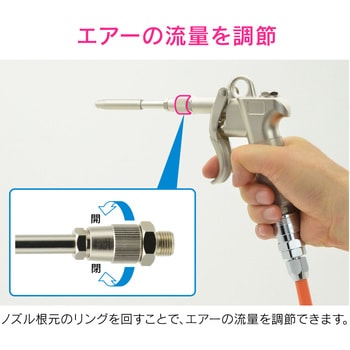 これエエやん ロングノズル エアブローガン用 流量調節 GAONA(ガオナ)
