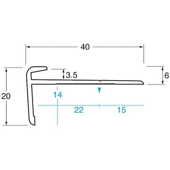 パルステップ アルミ製ノンスリップ 長尺シート対応 PSA2 ケージーパルテック