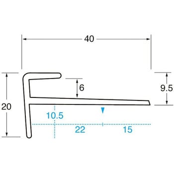 パルステップ 階段滑り止め 真鍮製ノンスリップ 無垢タイプ PSB3 ケージーパルテック