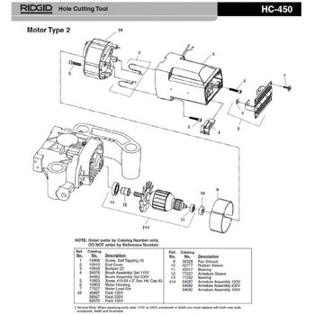 セルフ タッピング スクリュー F/HC-450 RIDGID(日本エマソン)