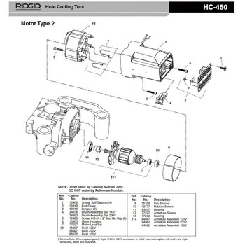 スクリュー F/HC-450 RIDGID(日本エマソン)