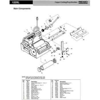 エンドローラーキャップ(4個入) RIDGID(日本エマソン)