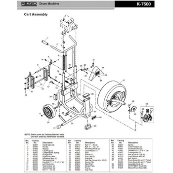 ホイール F/K-150-A，918-I (1個) RIDGID(日本エマソン)