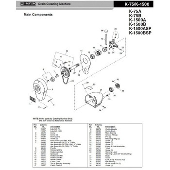 スラスト ベアリング F/K-150- RIDGID(日本エマソン)
