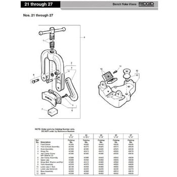 32100 トラニオン ジョー F/S-2 1個 RIDGID(日本エマソン) 【通販