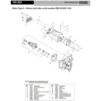 ベアリング マウント F/HC-450 (5個入) RIDGID(日本エマソン)