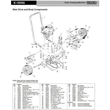 ワッシャー F/1822 RIDGID(日本エマソン)