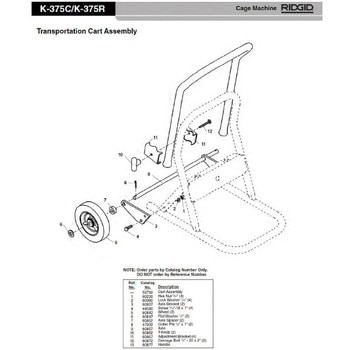 スクリュー 5/16-18×1 F/1215 (5個入) RIDGID(日本エマソン)