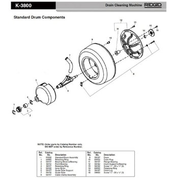リテーニングリング F/K-3800 RIDGID(日本エマソン)