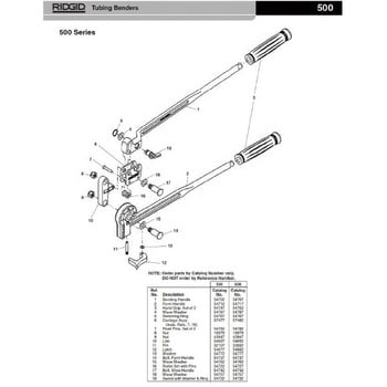 RIDGID C-508-X ハウジング F/44-S 33345-