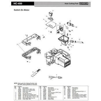 サーキット ブレーカー 15AMP F/HC-450 RIDGID(日本エマソン)