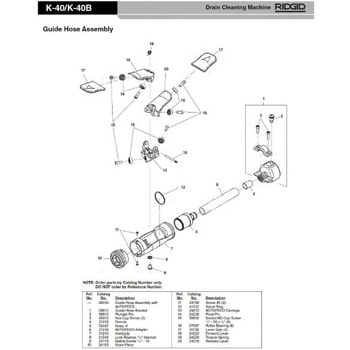 ホース F/K-40 - RIDGID(日本エマソン)