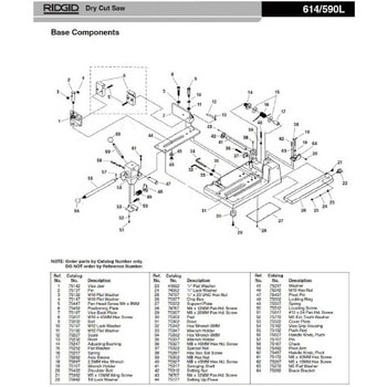 8M- ヘックス レンチ F/614 RIDGID(日本エマソン)