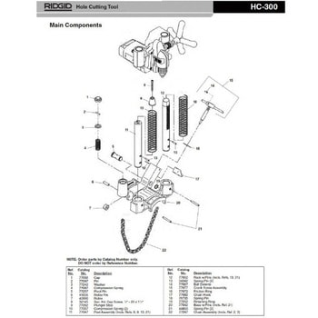 スプリング F/HC-300 RIDGID(日本エマソン)