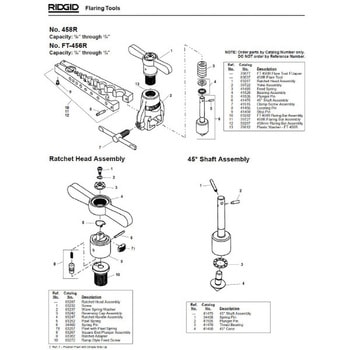 ウエーブ スプリングワッシャー F/FT456R(5個入) RIDGID(日本エマソン)