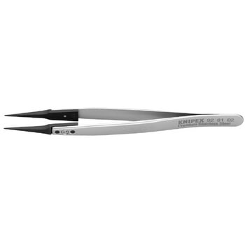 9281-02 ESDチップ交換式ピンセット 130MM KNIPEX(クニペックス)