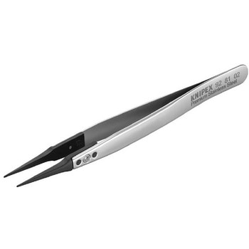 9281-02 ESDチップ交換式ピンセット 130MM KNIPEX(クニペックス)