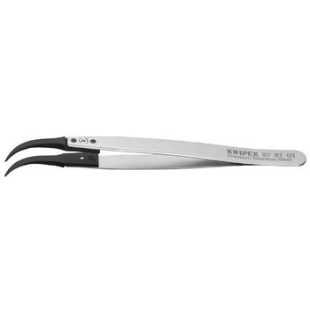 9281-03 ESDチップ交換式ピンセット 130MM KNIPEX(クニペックス)